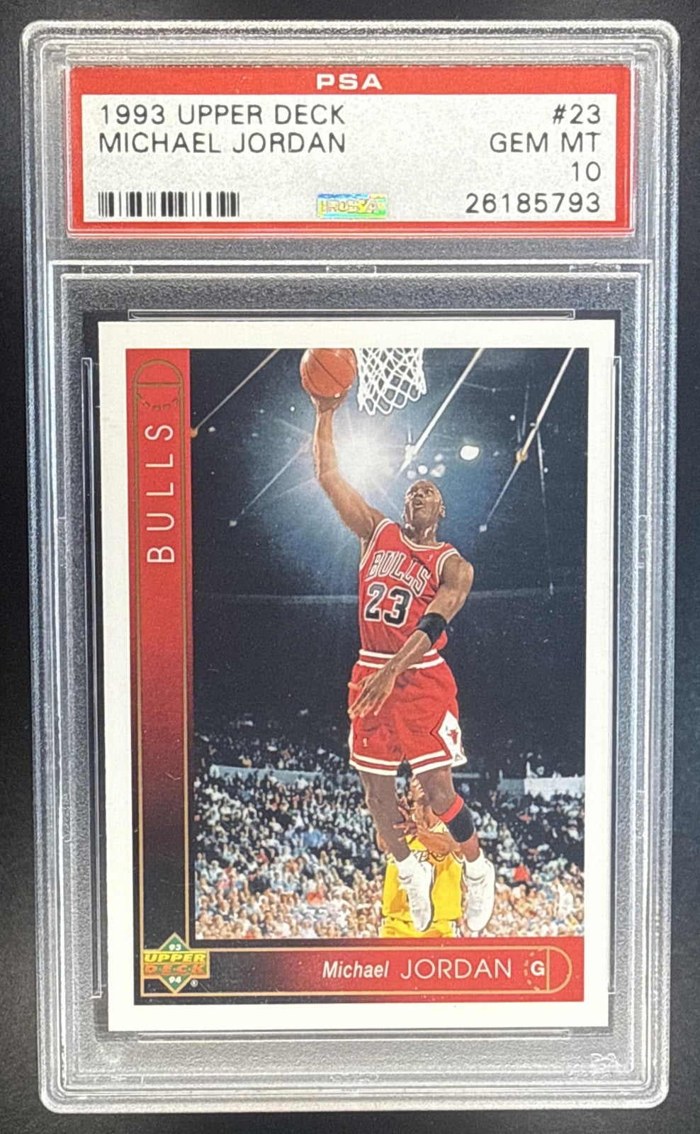 MICHAEL JORDAN 1993-94 UPPER DECK #23 BULLS PSA 10