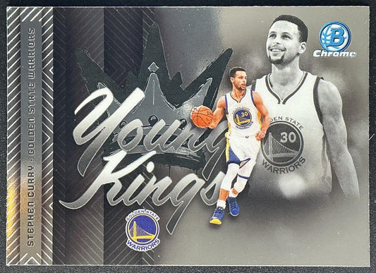 STEPHEN CURRY 2025-26 BOWMAN #YK-4 CHROME YOUNG KINGS WARRIORS