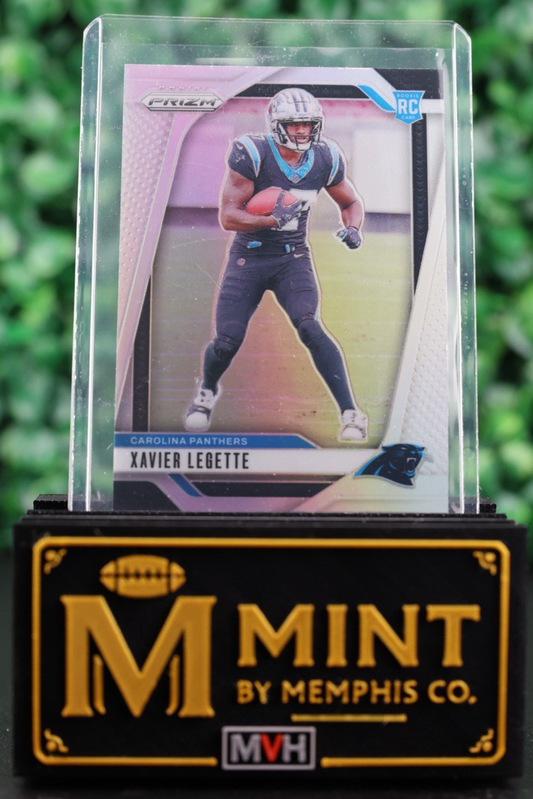 XAVIER LEGETTE 2024 PRIZM #398 SILVER PRIZM RC PANTHERS