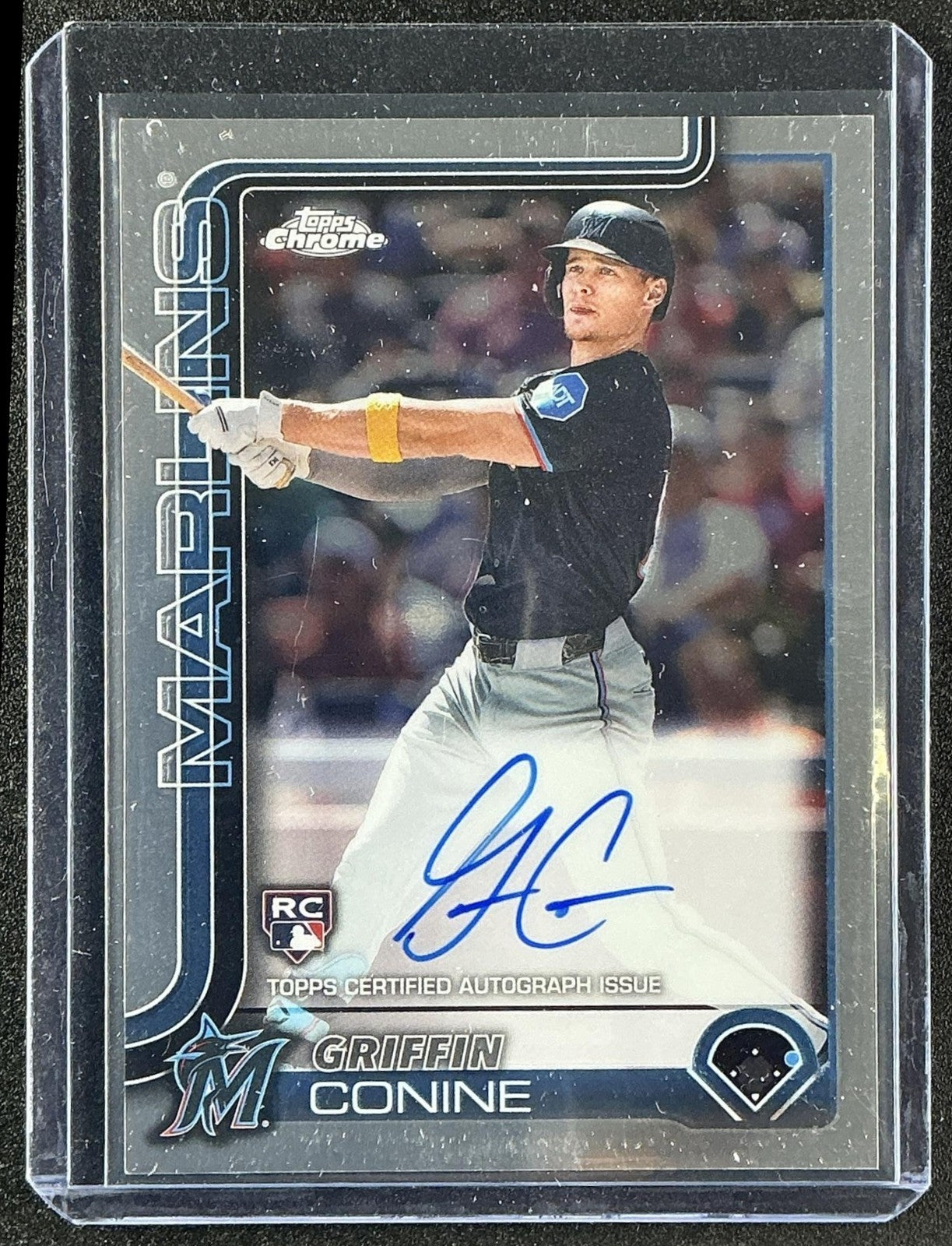 GRIFFIN CONINE 2025 TOPPS CHROME UPDATE #RA-GC AUTO RC MARLINS
