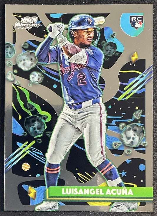 LUISANGEL ACUNA 2025 TOPPS COSMIC CHROME #24 RC METS