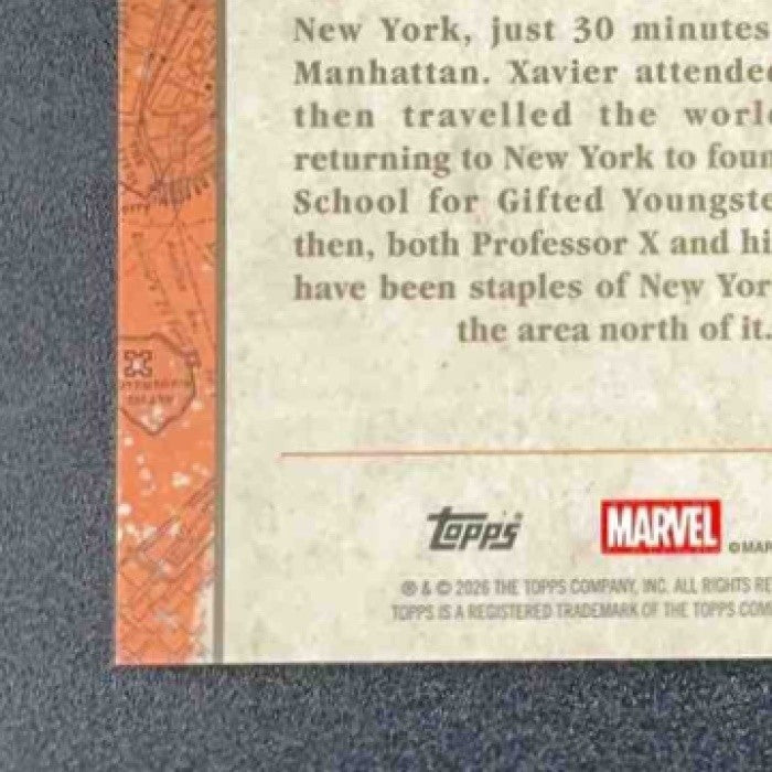 2026 Topps Brooklyn Marvel Captain America Professor X #NYF-23 Gold /50 SSP