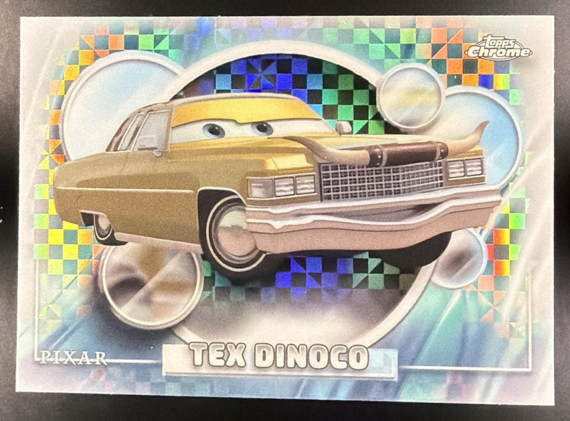 TEX DINOCO 2026 TOPPS CHROME DISNEY #19 X-FRACTOR CARS
