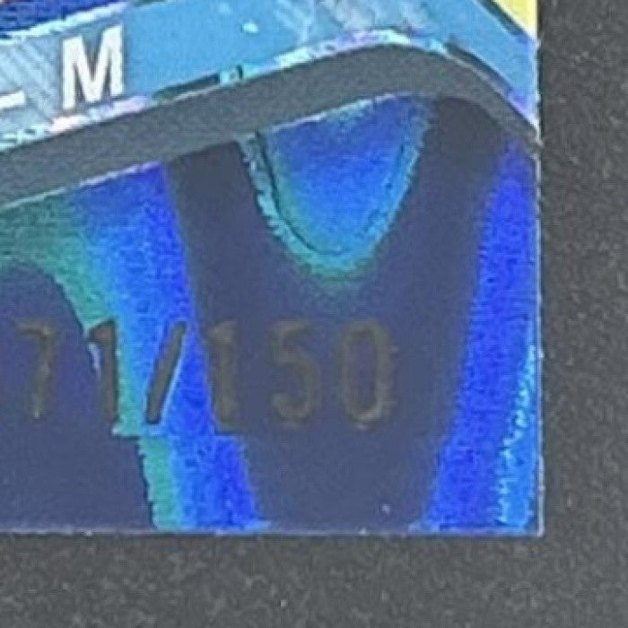 2024 Topps Finest UEFA Club Oscar Gloukh Blue Raywave Refractor /150