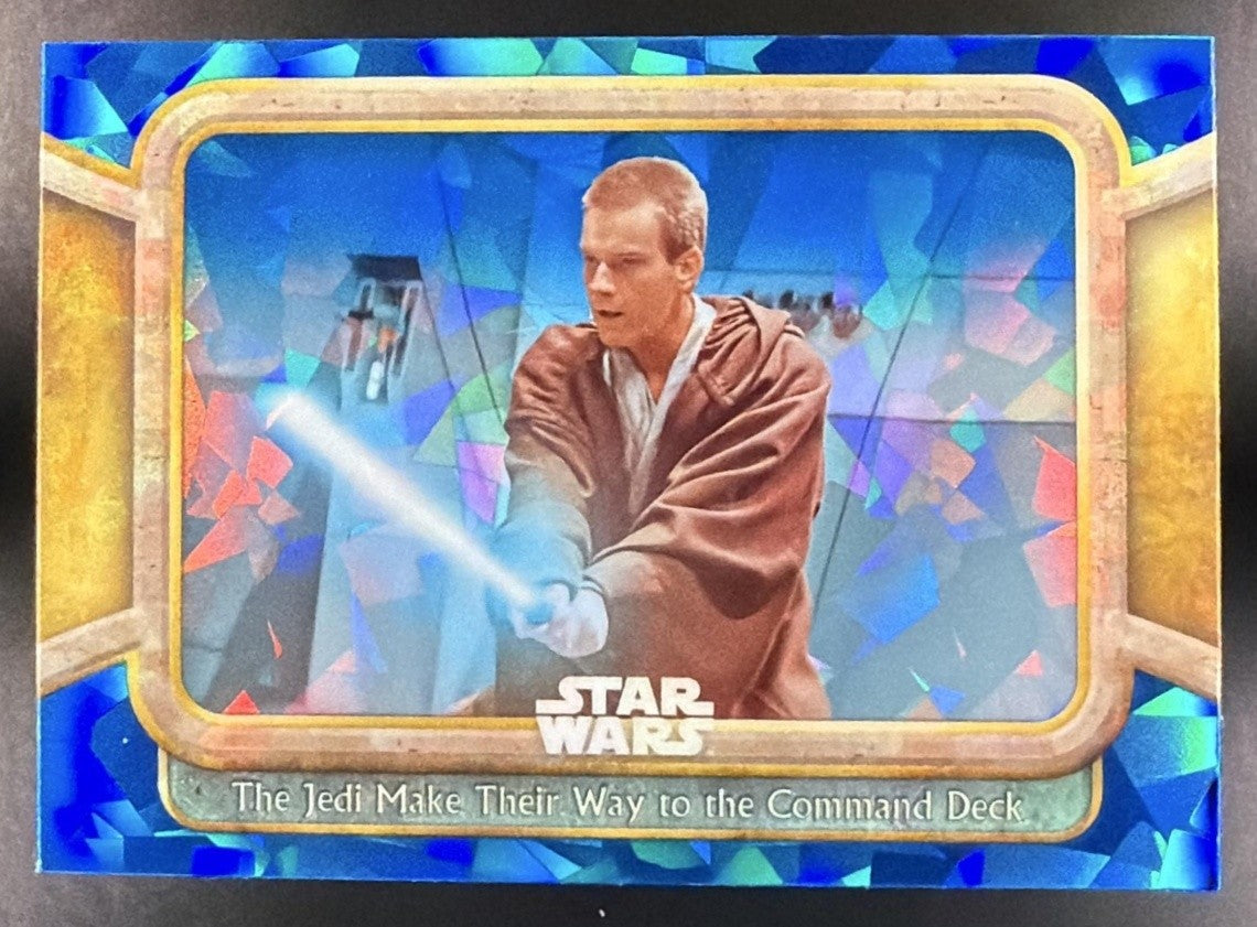 2024 Topps Chrome Sapphire Star Wars Jedi Make Their Way to the Command Deck #6