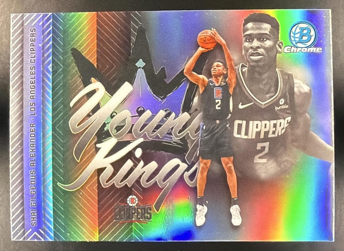 2025 Bowman Shai Gilgeous-Alexander #YK-1 Chrome Young Kings Refractor