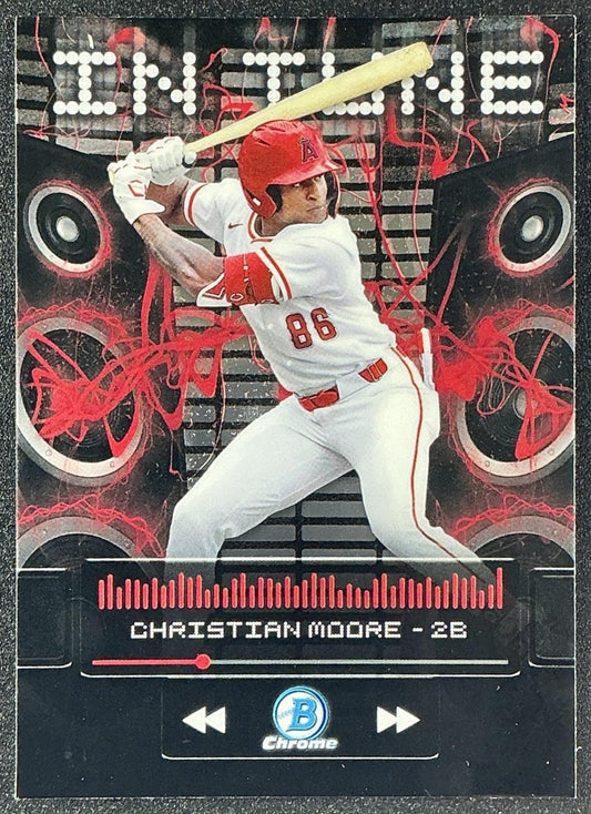 CHRISTIAN MOORE 2024 BOWMAN DRAFT #IT-6 IN TUNE ANGELS