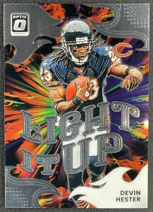 DEVIN HESTER 2025 PANINI DONRUSS OPTIC #18 LIGHT IT UP BEARS