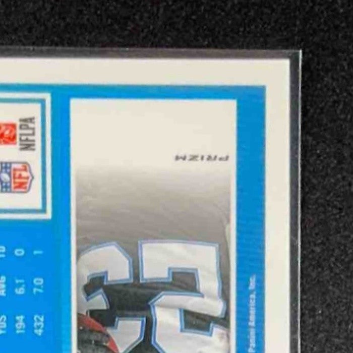 2025 Panini Donruss Optic Trevor Etienne #222 Rated Rookie Blue Hyper Prizm