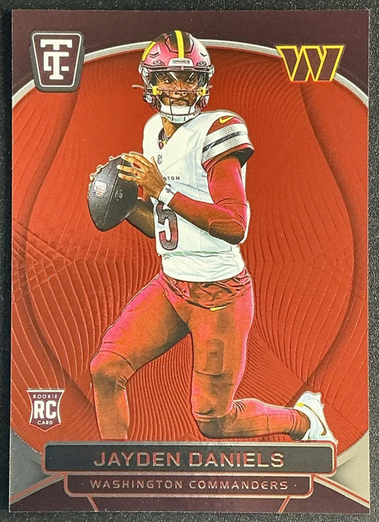 2024 Panini Totally Certified Jayden Daniels #138 Rookies Mirror Red /249 RC