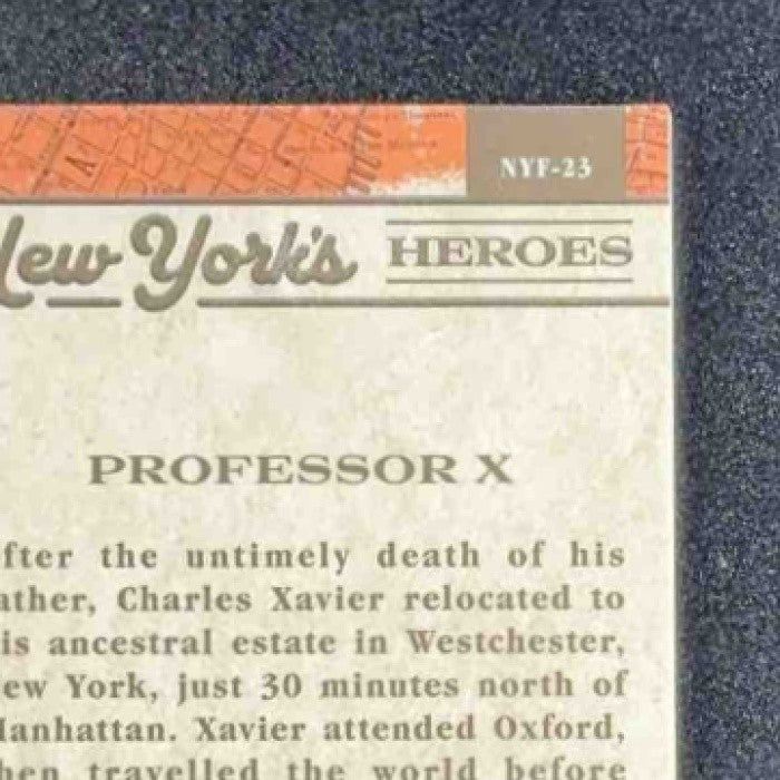 2026 Topps Brooklyn Marvel Captain America Professor X #NYF-23 Gold /50 SSP