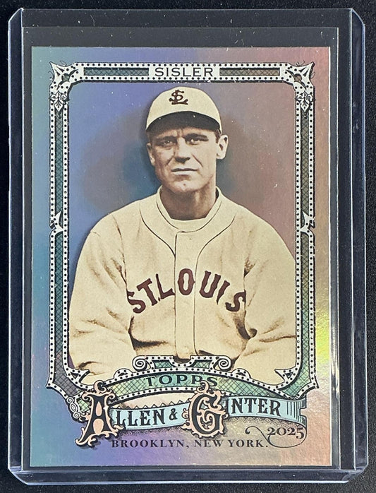 GEORGE SISLER 2025 TOPPS ALLEN & GINTER #170 SILVER PORTRAIT BROWNS
