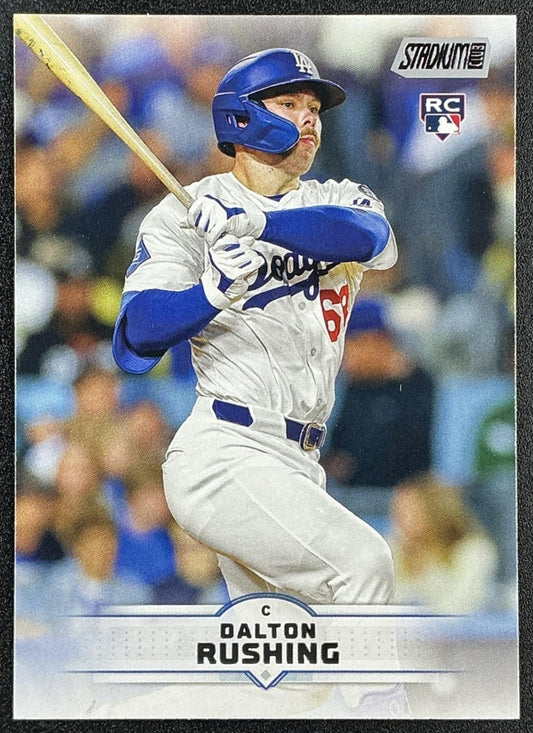 DALTON RUSHING 2025 TOPPS STADIUM CLUB #154 RC DODGERS
