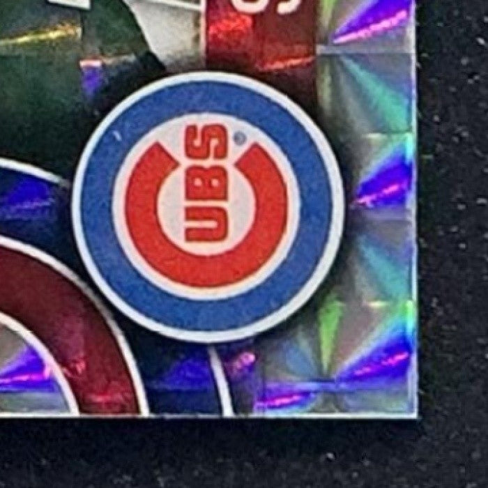 MATT SHAW 2025 TOPPS CHROME UPDATE #USC135 GEOMETRIC REFRACTOR RC CUBS