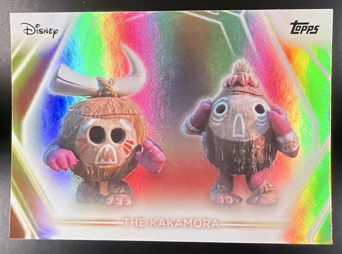 THE KAKAMORA 2026 TOPPS DISNEY NEON #27 RAINBOW FOIL