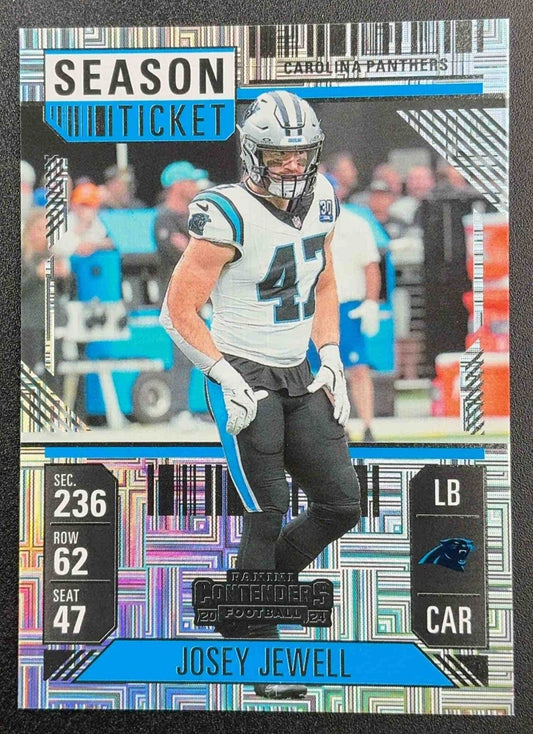 JOSEY JEWELL 2024 PANINI CONTENDERS #13 PANTHERS