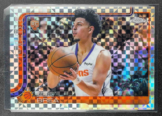 KOBY BREA 2025-26 TOPPS CHROME #292 X-FRACTOR RC SUNS
