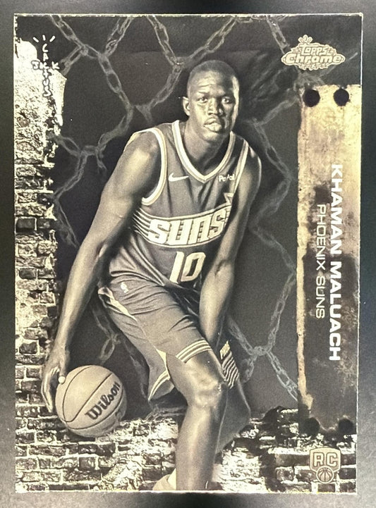 KHAMAN MALUACH 2025-26 TOPPS CHROME X CACTUS JACK #70 RC SUNS