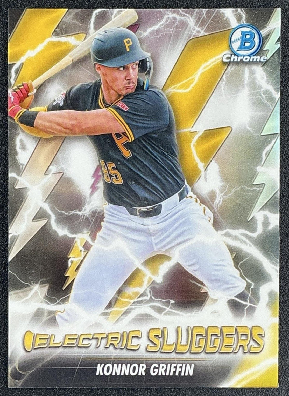 KONNOR GRIFFIN 2026 BOWMAN #ES-17 ELECTRIC SLUGGERS CHROME PIRATES