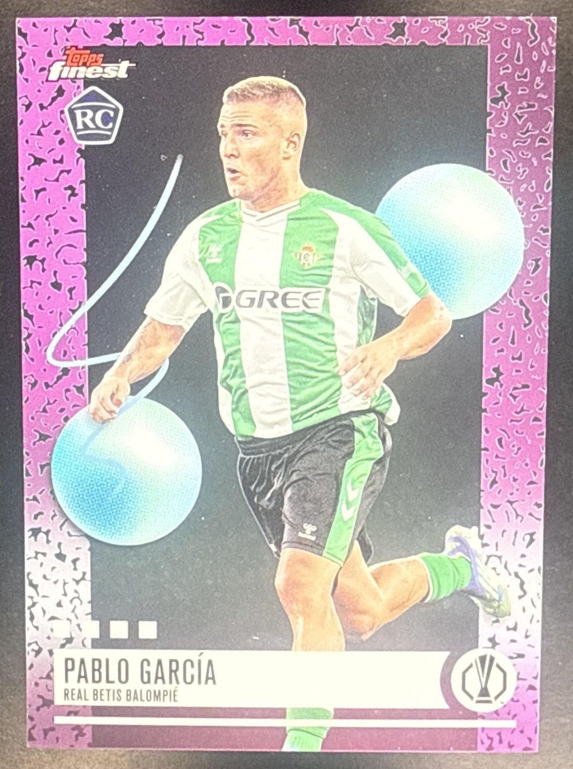 2025 Topps UEFA Club Competition Finest Pablo Garcia #369 Uncommon RC