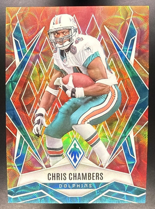 CHRIS CHAMBERS 2025 PANINI PHOENIX FACTORY SET #55 FIREBURST /350 DOLPHINS