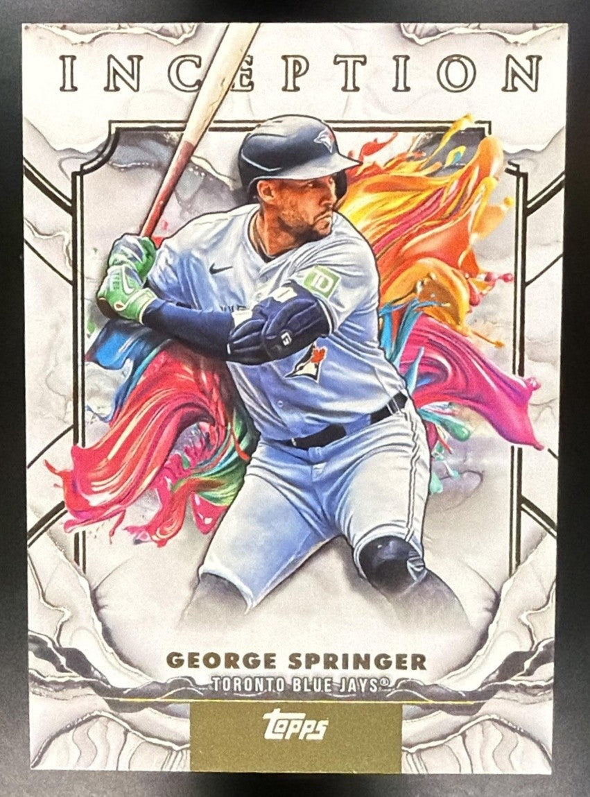 GEORGE SPRINGER 2025 TOPPS INCEPTION #46 BLUE JAYS