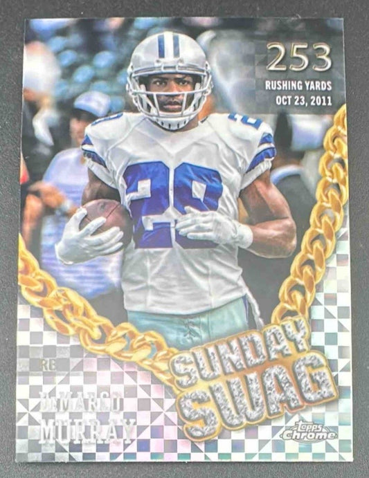 DEMARCO MURRAY 2024 TOPPS CHROME #SS-8 SUNDAY SWAG X-FRACTOR COWBOYS