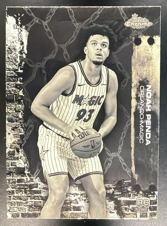 NOAH PENDA 2025-26 TOPPS CHROME X CACTUS JACK #92 RC MAGIC