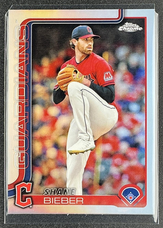 SHANE BIEBER 2025 TOPPS CHROME #13 REFRACTOR GUARDIANS