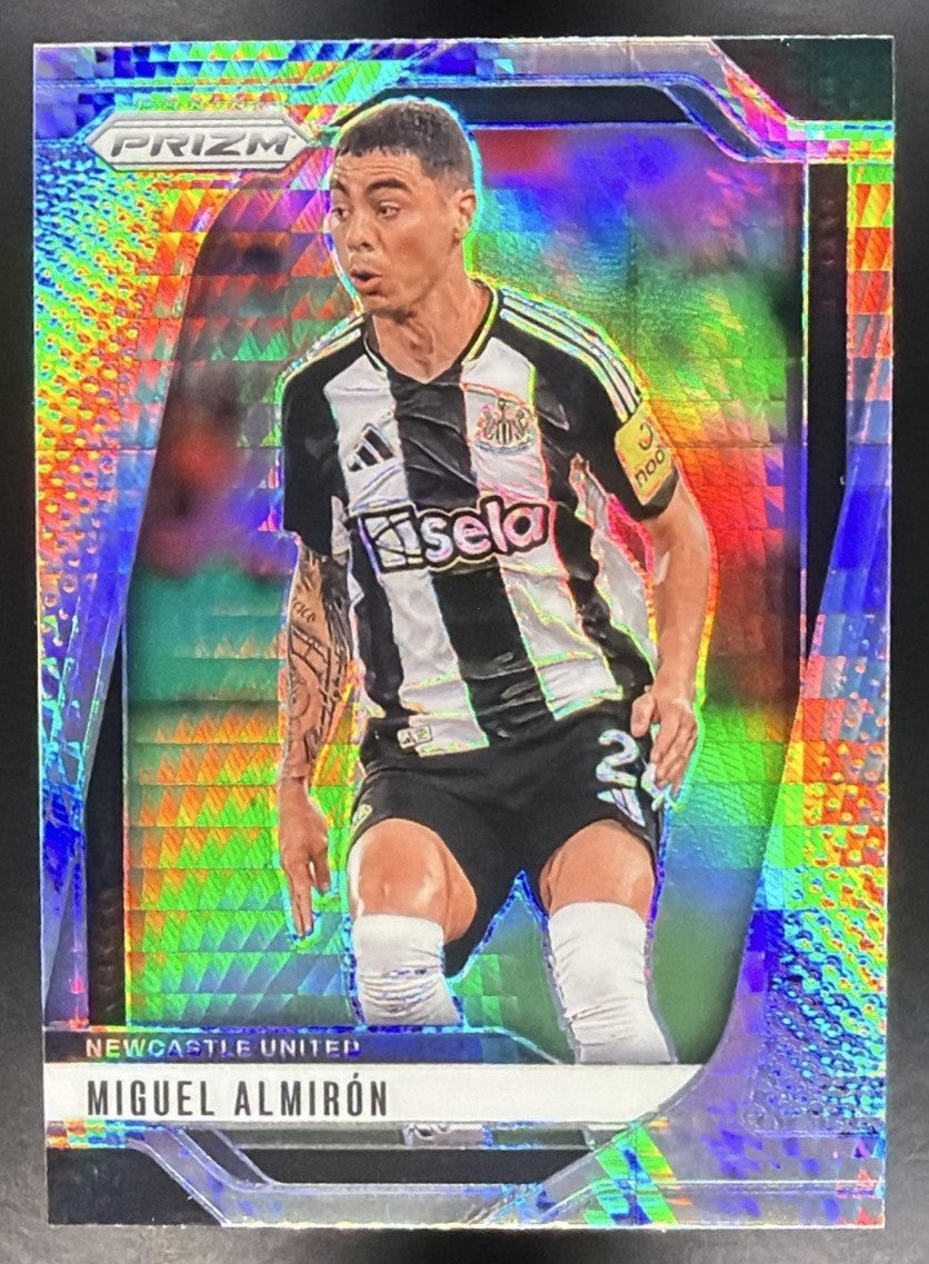 MIGUEL ALMIRON 2024-25 PANINI PRIZM PREMIER LEAGUE #110 HYPER NEWCASTLE