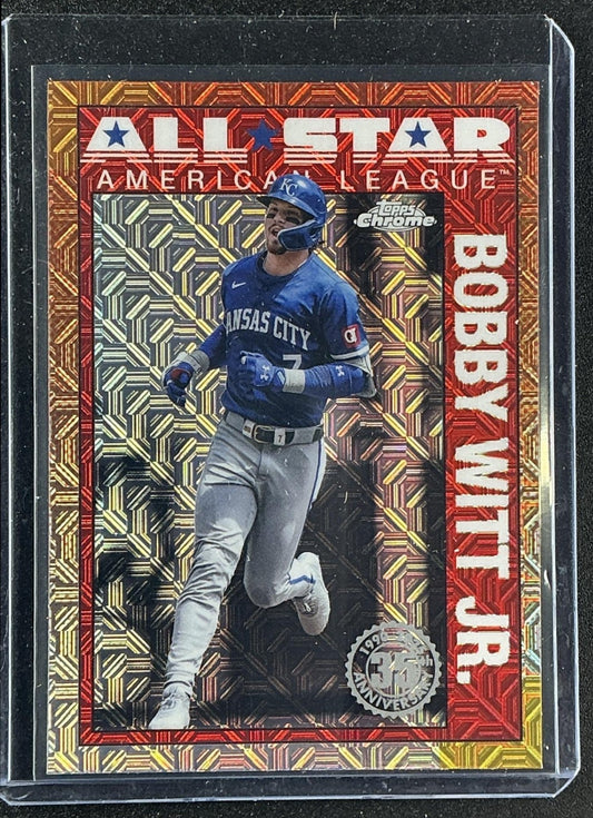 2025 Topps Bobby Witt Jr. #90ASC-50 1990 Chrome Baseball All-Star Silver Pack
