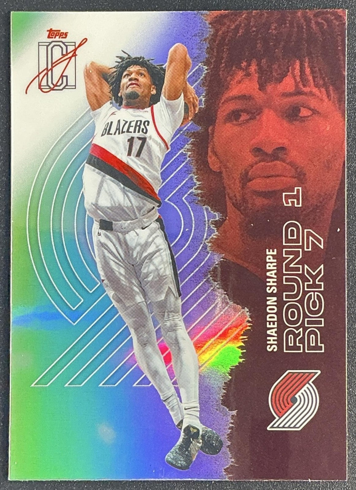 2025 Topps Signature Class Shaedon Sharpe #25 Chrome Veteran Refractor