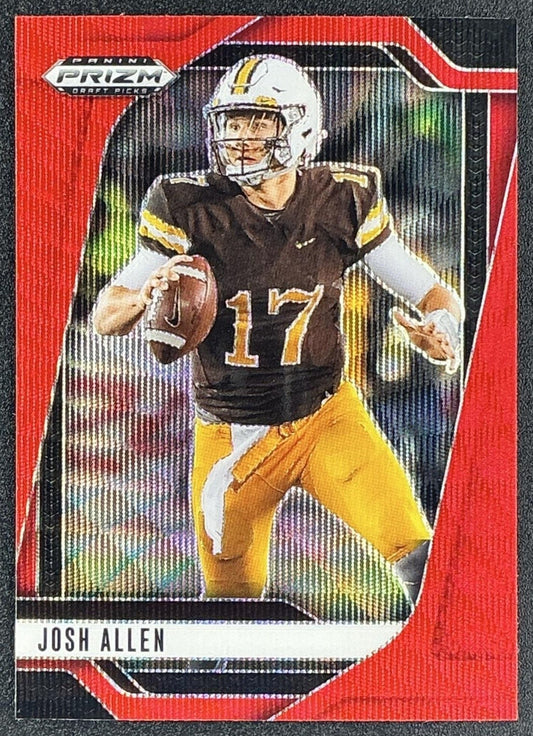 JOSH ALLEN 2025 PANINI PRIZM DRAFT PICKS #200 RUBY WAVE
