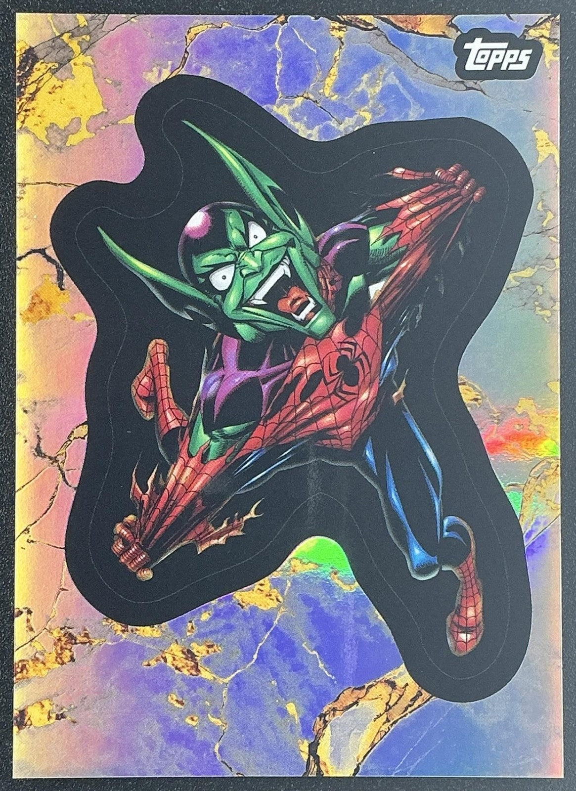 2025 Topps Marvel Book Heroes 1975 Golden Anniversary Green Goblin #69 Refractor