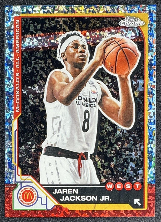 2025 Topps Chrome McDonald's All-American Jaren Jackson Jr. McFlurry Refractor