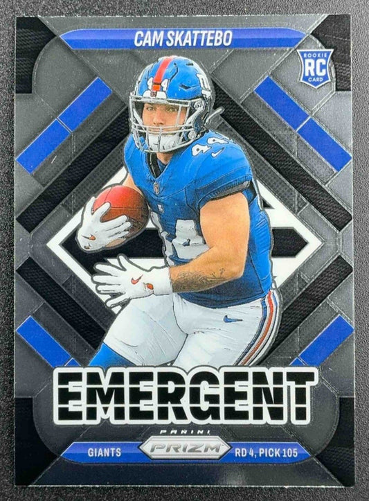 CAM SKATTEBO 2025 PANINI PRIZM #1 EMERGENT GIANTS