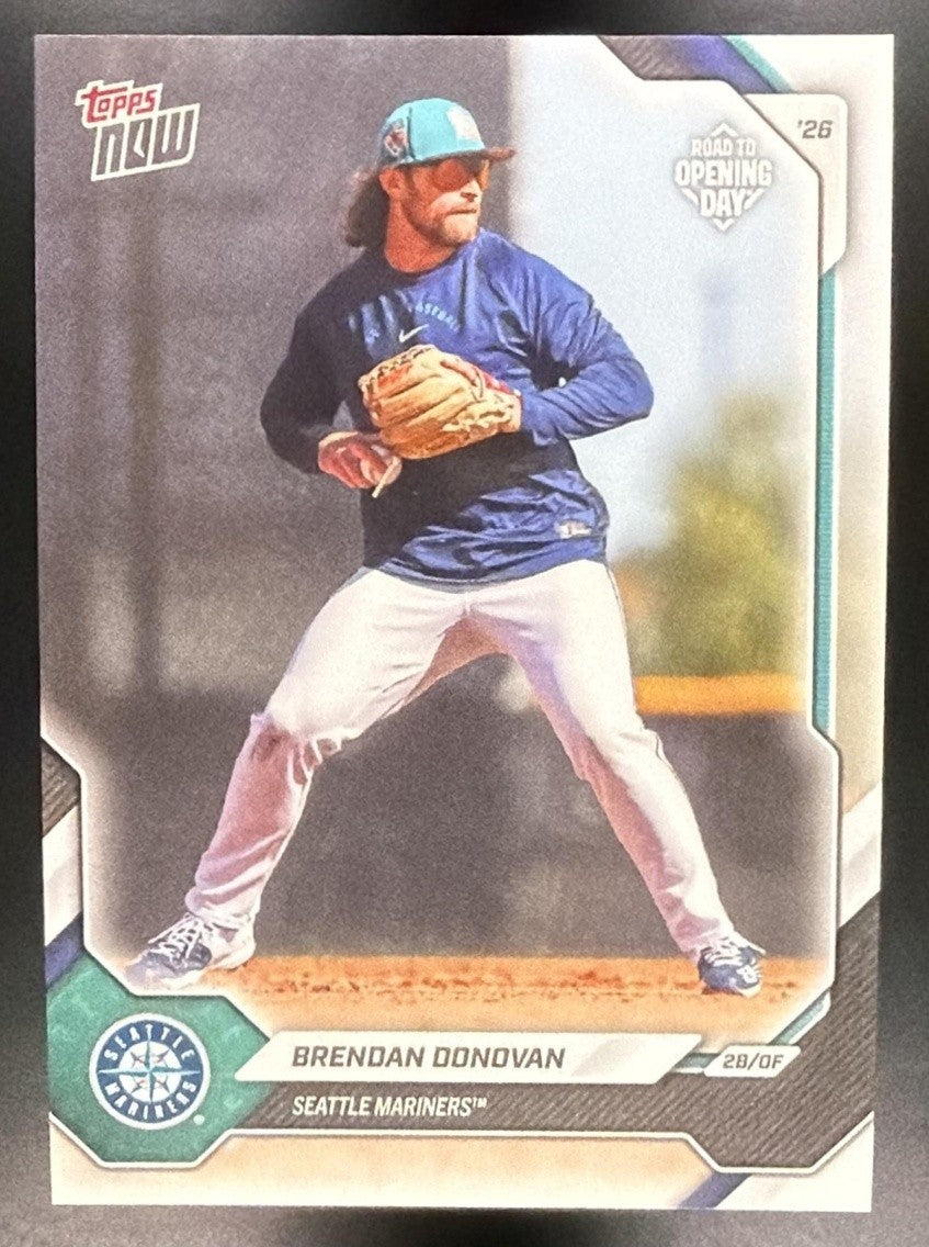 BRENDAN DONOVAN 2026 TOPPS NOW ROAD TO OPENING DAY #OD-136 MARINERS