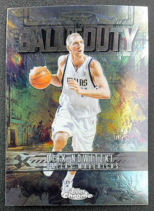 DIRK NOWITZKI 2025-26 TOPPS CHROME #BD-17 BALL OF DUTY MAVERICKS