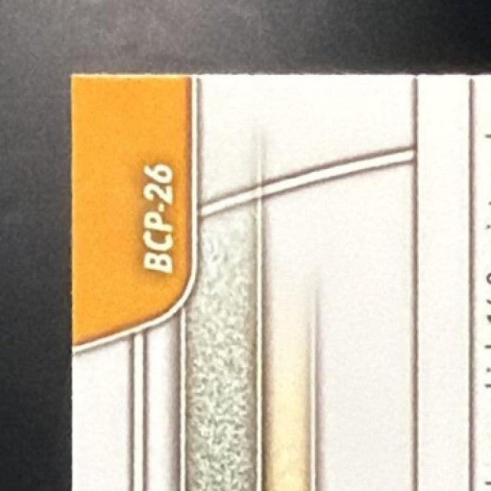 2025 Bowman Michael Rataj #BCP-26 Chrome Reptilian Refractor 1st Prospect