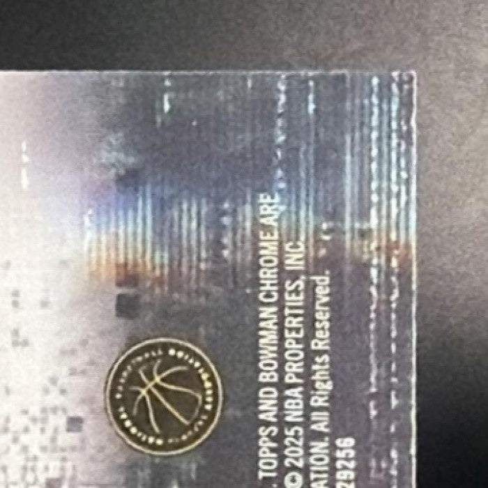JOAN BERINGER 2025-26 BOWMAN #GL-17 CHROME GREATNESS LOADING RC TIMBERWOLVES