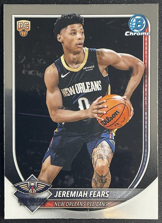 JEREMIAH FEARS 2025-26 BOWMAN #BCV-7 CHROME RC PELICANS