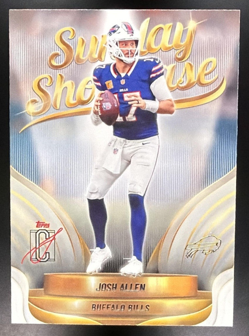 JOSH ALLEN 2025 TOPPS SIGNATURE CLASS #SS-7 SUNDAY SHOWCASE BILLS