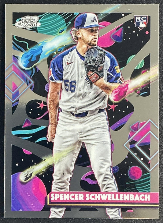 SPENCER SCHWELLENBACH 2025 TOPPS COSMIC CHROME #157 RC BRAVES