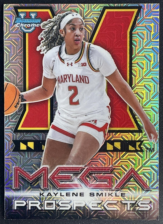KAYLENE SMIKLE 2025-26 BOWMAN #MP-14 MEGA PROSPECTS TERRAPINS