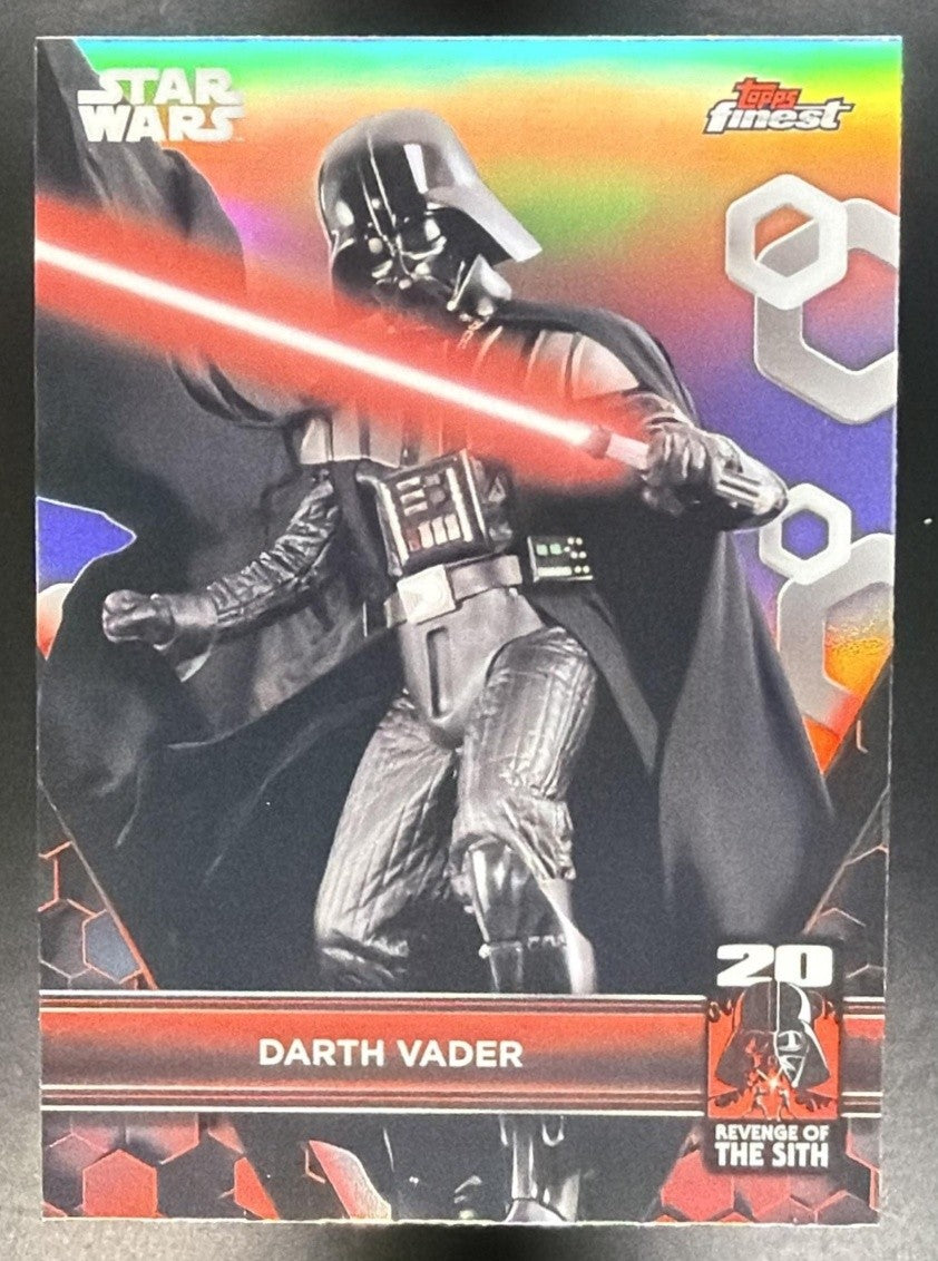 2025 Topps Star Wars Smugglers Outpost Darth Vader Finest 20th Anniversary