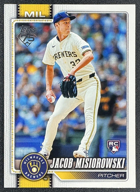 JACOB MISIOROWSKI 2026 TOPPS #10 RC BREWERS