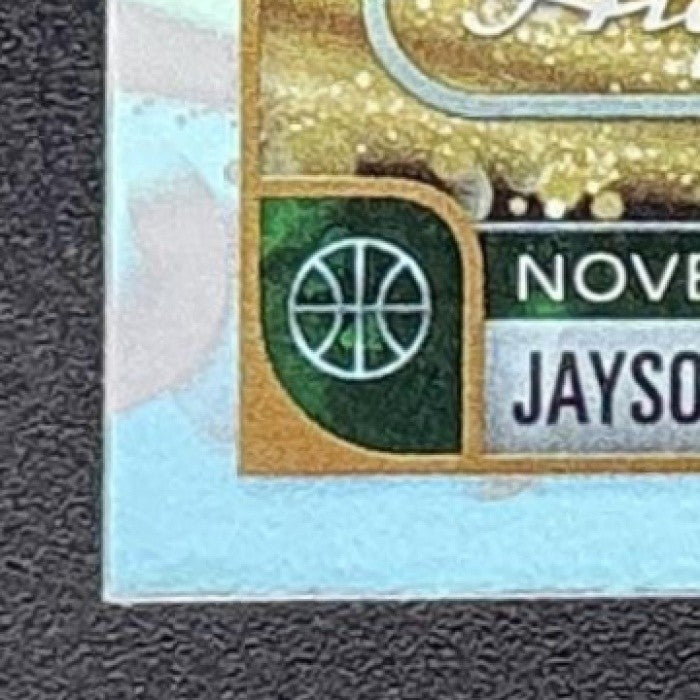 JAYSON TATUM 2025-26 TOPPS HOOPS #263 RAINBOW FOIL SEASON HIGHLIGHT CELTICS