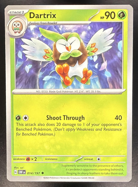 DARTRIX 2023 POKEMON SV OBSIDIAN FLAMES - OBF EN #014/197