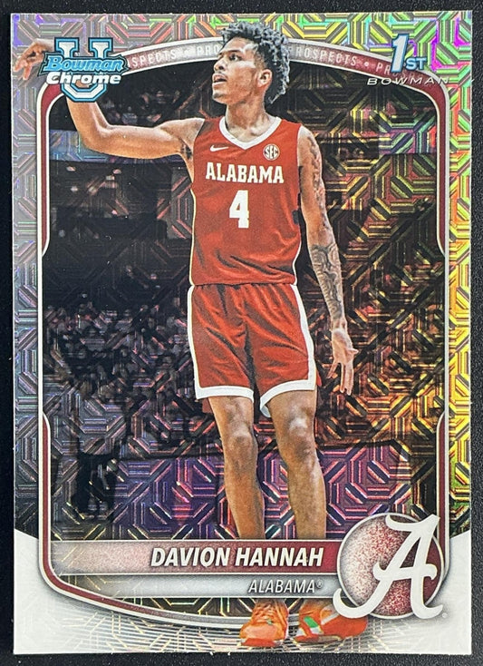 2025 Bowman Davion Hannah #BCP-46 Chrome Mojo Refractor 1st Prospect