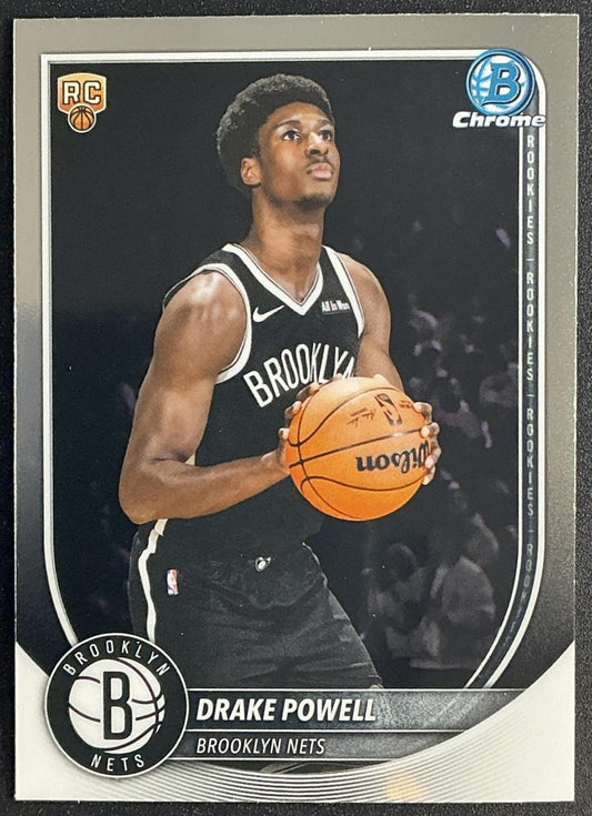 DRAKE POWELL 2025-26 BOWMAN #BCV-22 CHROME RC NETS